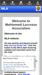 Mobile Screenshot of mahtomedilacrosse.com